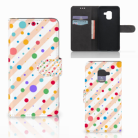 Samsung Galaxy A8 2018 Telefoon Hoesje Dots