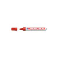 Edding® 3000, permanente markeerstift, ronde punt, lijndikte 1,5 - 3 mm, rood