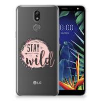 LG K40 Telefoonhoesje met Naam Boho Stay Wild