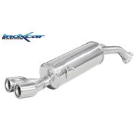 InoxCar uitlaat passend voor Peugeot 208 1.6T 16v GTI 30TH 208pk 2015- 2x80mm IXPE2080280