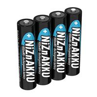 ANSMANN Nikkel-zink accu AAA 1,6 V 900 mWh (550 mAh) penlite NiZn/Ni-Zn accu AA oplaadbare batterijen AAA - ter vervanging van niet-oplaadbare batterijen van 1,5 V (4 stuks)