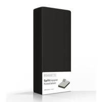 Romanette Luxe Splittopper Katoen - Zwart 180 x 210