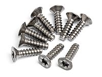 Titanium tp. flat head screw m4x15mm (10pcs) - thumbnail