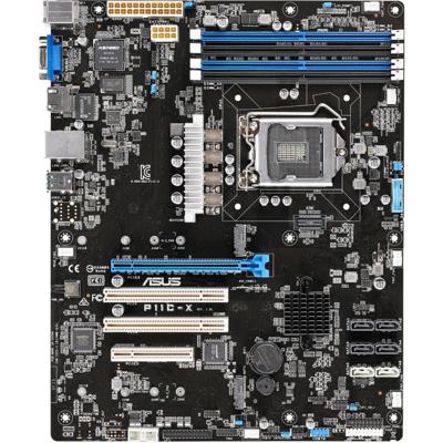 P11C-X - Moederbord - ATX - LGA1151 Socket - C242 - USB 3.0, USB 3.1 - 2 x Gigabit LAN