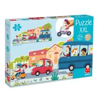 Goula legpuzzel XXL City junior 80 x 38 cm karton 18 stukjes