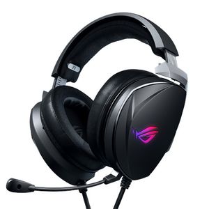 Asus ROG Theta 7.1 Over Ear headset Gamen Kabel 7.1 Surround Zwart Ruisonderdrukking (microfoon) Volumeregeling, Microfoon uitschakelbaar (mute)