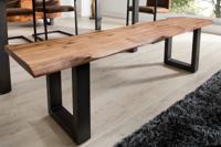 Eetkamerbank Boomstam Genesis Natuur 160cm Massief Acacia Hout - 37609