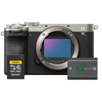 Sony A7C II systeemcamera Zilver Spelen Zilver Pakket