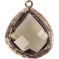 Creotime sieradenhanger 15 x 18 cm rond grijs