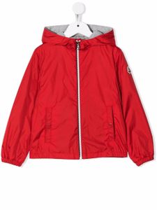 Moncler Enfant veste zippée à capuche - Rouge