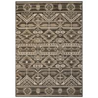 vidaXL Vloerkleed binnen/buiten 80x150 cm sisal look geometrisch