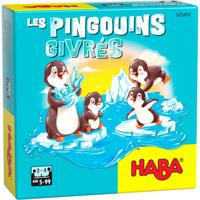Haba gezelschapsspel Pinguflip junior karton/hout 33 delig (FR)