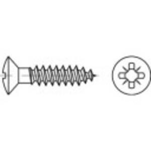 TOOLCRAFT TO-5454999 Spaanplaatschroef 3.5 mm 20 mm Kruiskop Pozidriv 88095 Messing 1000 stuk(s)