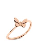 Dodo bague Butterfly en or rose 9ct sertie de diamants - thumbnail