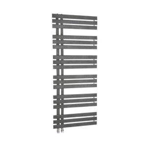 Designradiator Sapho Silvana Recht 50x123.6 cm 561W Antraciet Sapho