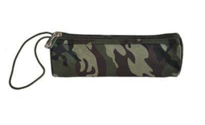 Verhaak schooletui camouflage 21 cm katoen groen/bruin/zwart Verhaak schooletui camouflage 21 cm katoen groen/bruin/zwart