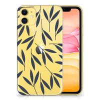 Apple iPhone 11 TPU Case Leaves Blue