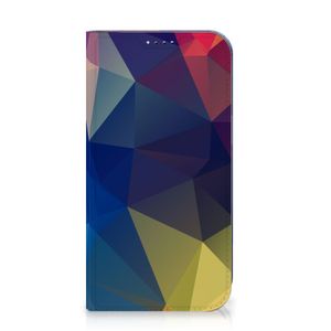 iPhone 15 Stand Case Polygon Dark