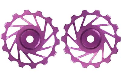 Novaride - Keramische Derailleur Wieltjes MTB 14T Paars