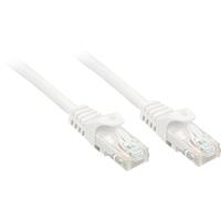 LINDY 48200 RJ45 Netwerkkabel, patchkabel CAT 6 U/UTP 0.30 m Wit Snagless 1 stuk(s) - thumbnail