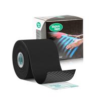 VetkinTape® Kinesiologie Tape voor dieren - Zwart (6cm x 5m) | 1 rol Kinesiotape voor paarden en honden | TÜV-gecertificeerd | Kinesiotapes met +25% meer kleefkracht | Voor professionals