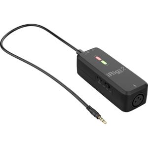 IK Multimedia iRig Pre 2 Smartphone microfoon Dasspeld Zendmethode:Kabelgebonden Audio, 2.0 (3.5 mm jackplug) Kabelgebonden