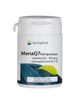 Springfield MenaQ7 Full Spectrum vitamine K2 90 mcg (60 vega caps)