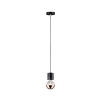 Paulmann 79751 hanglamp Neordic Nordin max. 60 watt pendel zwart, marmer, koper mat hangende lamp marmer hangende verlichting E27