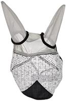 Covalliero Kerbl 324516 vliegenmasker met oor- en uv-bescherming, wit, Cob