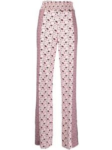 Prada Pre-Owned pantalon ample à motif cachemire - Rose