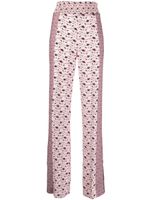 Prada Pre-Owned pantalon ample à motif cachemire - Rose