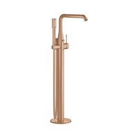 Grohe Vrijstaande Badkraan Essence New Met Douchegarnituur Warm Sunset Geborsteld