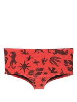 Lygia & Nanny maillot de bain à imprimé Copacabana - Marron