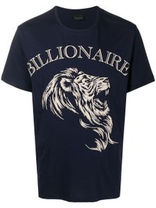 Billionaire t-shirt à imprimé graphique - Bleu