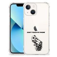 iPhone 13 mini Anti Shock Case Gun Don't Touch My Phone