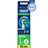 Oral-B CrossAction Opzetborstel Met CleanMaximiser-technologie, Verpakking Van 8 Stuks - thumbnail