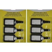 2x Bagage labels set 3 stuks   - - thumbnail