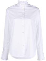 Semicouture Blouse met ruches - Wit