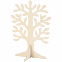 Houten decoratie boompje - 30 cm