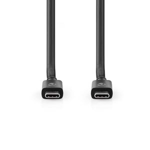 USB-Kabel | USB 4.0 Gen 2x2 | USB-C© Male | USB-C© Male | 240 W | 8K@60Hz | 20 Gbps | Vernikkeld