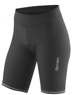 Gonso fietsbroek Sitivo-W dames polyamide zwart/groen maat 40 Gonso fietsbroek Sitivo-W dames polyamide zwart/groen maat 40