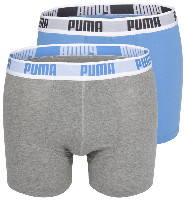 Puma Boxershort Duo-verpakking Blue-Grey NOS-S