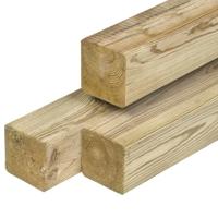 Paal Midden-Europees grenen 8,8x8,8x400 cm Tuindeco - Tuindeco