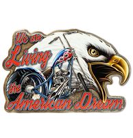 We Are Living The American Dream Metalen Bord 45x29 cm