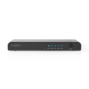 Nedis VSWI3475AT Hdmi™ Switch 5-poorts - 5x Hdmi™-ingang 1x Hdmi™-uitgang 4k2k@60fps / Hdcp2.2