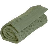 Vinter & Bloom - Filt Soft Grid Blanket ECO - Forest Green