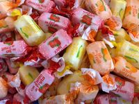 De Bron snoep De Bron - Fruit Toffees Suikervrij 200 Gram - thumbnail