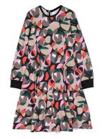 Marni Kids robe à imprimé graphique - Noir