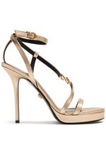 Versace sandales en cuir 115 mm - Or - thumbnail