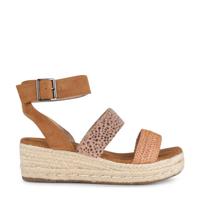 PS Poelman Lona sleehakken met dierenprint bruin